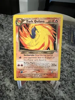 Pokemon TCG Dark Quilava Neo Destiny Card 39/105 Unlimited Uncommon - Image 1