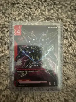 Kshatriya Gundam Card Game Newtype Rising G001-044 LR Legendary Rare Holo Foil - Image 1