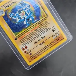 Pokemon TCG Machamp Holo Rare 1st Edition Card Base Set 8/102 - Image 4