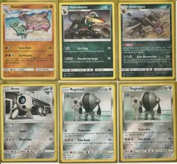 Pokemon 54 Card Lot Sun & Moon ERA Holo/Reverse Holo /Rare Unbroken Bonds & More - Image 5