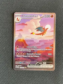 Charizard ex NM 199 SIR SV Scarlet & Violet 151 Pokemon TCG Card 2023 - Image 2