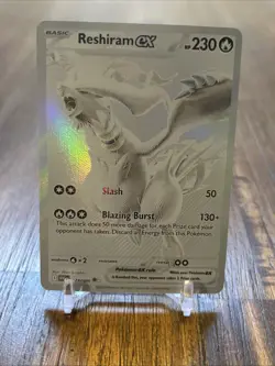 Pokemon TCG Reshiram EX White Flare Holo Card 173/086 SV Rare Pack Fresh NM-M - Image 1