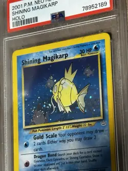 PSA 3 - Shining Magikarp 66/64 Neo Revelation Pokemon Card Holo - Image 1