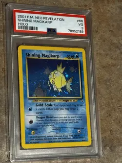 PSA 3 - Shining Magikarp 66/64 Neo Revelation Pokemon Card Holo - Image 3