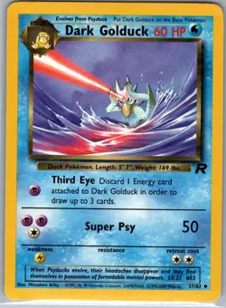 Dark Golduck 37/82 Non Holo Team Rocket - Pokemon Card - NM - Image 1