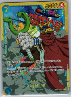 Sogeking OP03-122 SEC English Pillars of Strength - One Piece Card - NM - Image 1