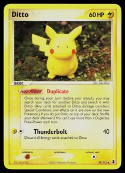Pokemon Card - Ditto Pikachu Delta Species 39/113 Uncommon - Image 1