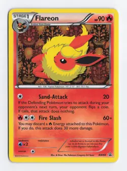 Flareon BW88 Cosmos Foil Holo Black White Promo Pokemon Card MP - Image 1