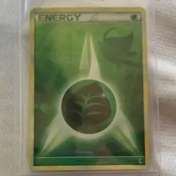 Pokemon TCG 2011 Grass Energy Holo Card (1 Card, Nintendo, English) - Image 1