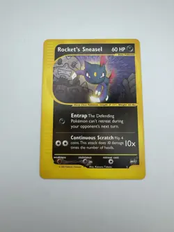 Pokemon Rocket's Sneasel 005/009 Best of Promos Card - Image 1