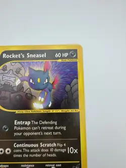 Pokemon Rocket's Sneasel 005/009 Best of Promos Card - Image 3