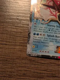 Pokemon TCG Shining Gyarados EX Promo Holo Card XY106 MP - Image 3