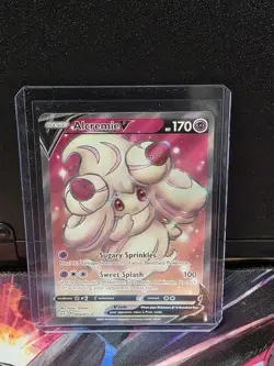 Alcremie V 064/072 Shining Fates NM Full Art Ultra Rare Pokemon Card - Image 1