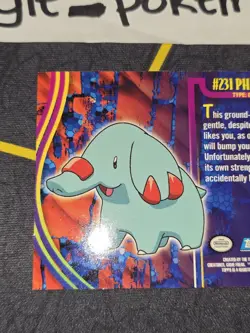 Phanpy #231 Pokemon Topps Johto Series 1 Card VLP - Image 5