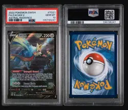 Zacian V TG21/TG30 Pokemon Card PSA 10 Astral Radiance 2022 Trading Card CCG - Image 3
