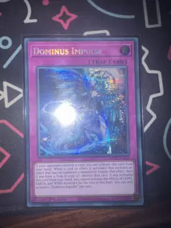 Dominus Impulse MP25-EN116 1st Prismatic Secret Rare NM Yugioh Card - Image 1