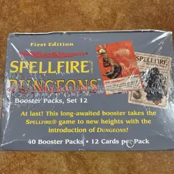 SPELLFIRE Dungeons SET 12 Booster Packs Sealed Box - First Edition D&D Cards - Image 5