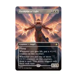 WOTC Foundations Exemplar of Light (Borderless) (R) NM - Image 1