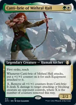 Catti-brie of Mithral Hall (Extended Art) - Commander: AFR - Image 1