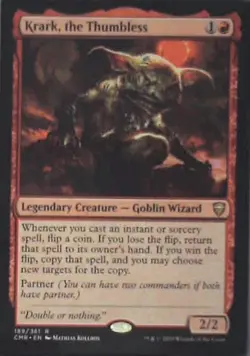 Krark, the Thumbless - Commander Legends: #189, Magic: The Gathering Nm C278 - Image 1