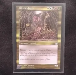 Magic: The Gathering Sliver Queen Creature Stronghold Rare 1998 English 7/7 - Image 1