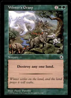 Winter's Grasp LP Light Play Portal MTG [9558] - Image 1