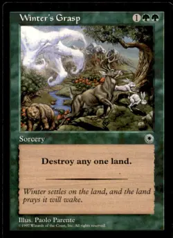 Winter's Grasp LP Light Play Portal MTG [9557] - Image 1