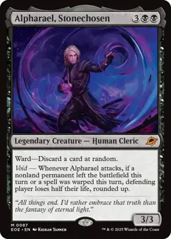 Foil - Alpharael, Stonechosen - 87 / NM / English MTG - Image 1
