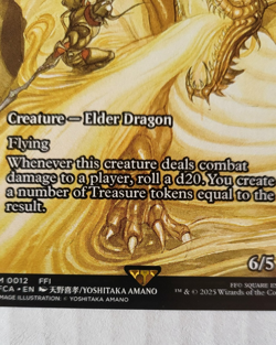 Dragon of Mount Gulg - Ancient Copper Dragon Final Fantasy MTG - pack pulled - Image 4