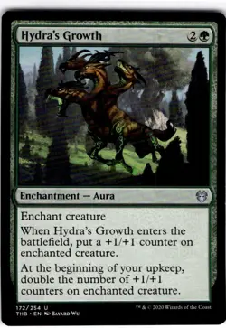 MTG Hydra's Growth Theros Beyond Death Uncommon #172 - Image 1