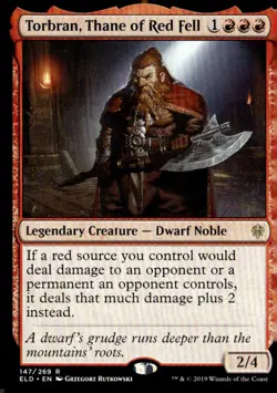 Throne of Eldraine #147 Torbran, Thane of Red Fell - Image 1