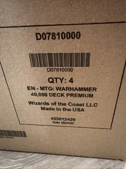 MTG Unopened Case of 4 Beyond Warhammer 40K Collectors Edition Commander - Image 2