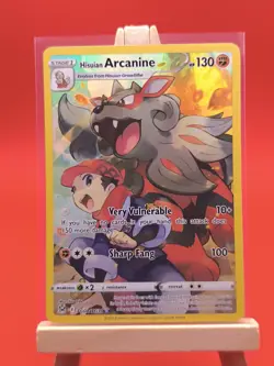 Hisuian Arcanine TG08/TG30 Lost Origin Trainer Gallery Ultra Rare Pokemon Card - Image 2