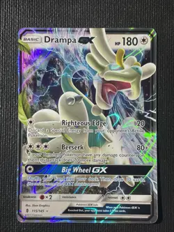 Drampa GX #115/ 145 Sun and Moon Guardians Rising Pokemon Cards TCG Near Mint - Image 2