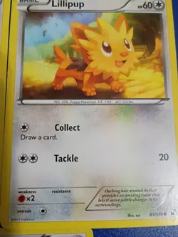 X3 pokemon cards Lillipup Herdier Black & White 80/114 81/114 82/114 - Image 3