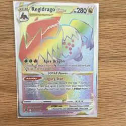Pokemon Regidrago VSTAR 201/195 Swsh12 Silver Tempest Secret Rare Holo English - Image 1