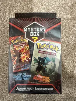 2023 Pokemon Mystery Box 3 Booster Packs Ex Team Rocket Factory Sealed Lot of 10 - Image 2