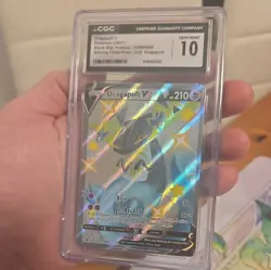 Dragapult V SWSH 096 CGC GEM MINT 10. Pokemon SW&SH Black Star Promos - Image 1