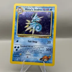Misty’s Seadra 9/132 Prerelease Promo | 1999 WotC Pokemon TCG | LP Vintage - Image 1