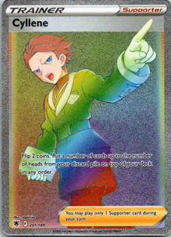 Pokemon! Cyllene - Full Art Secret Rare - Astral Radiance - 201/189 - NM - Image 1