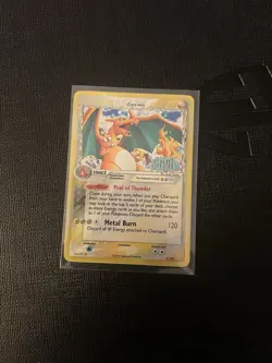 POKEMON EX CRYSTAL GUARDIANS #4 CHARIZARD-REVERSE DELTA SPECIES STAMPED - Image 1