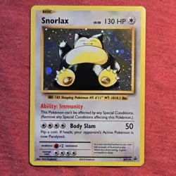 Pokemon XY Evolutions: Snorlax XY179 Holo Foil Promo - LP/MP - Image 1