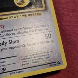 Pokemon XY Evolutions: Snorlax XY179 Holo Foil Promo - LP/MP - Image 4