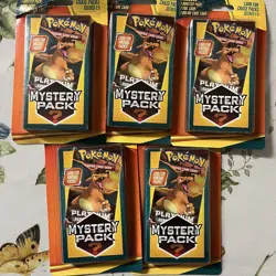2021 Walgreen’s Pokemon Mystery Pack Seeded 1:5 Factory Sealed Lot of 5 - Image 1