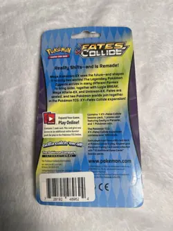 Pokemon TCG XY Fates Collide Checklane Blister Pack Pansear Sealed English - Image 2