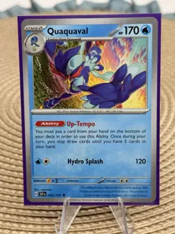 Pokemon SV08: Surging Sparks Quaquaval Uncommon 052/191 - Image 1