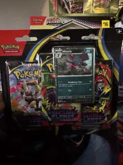 NEW Pokemon TCG Phantasmal Flames 3 Pack Blister w/ Random Promo Sealed Booster - Image 2