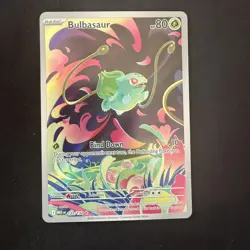 Bulbasaur 133/132 Illustration Rare Pokemon TCG ME01 Mega Evolution NM/M - Image 1