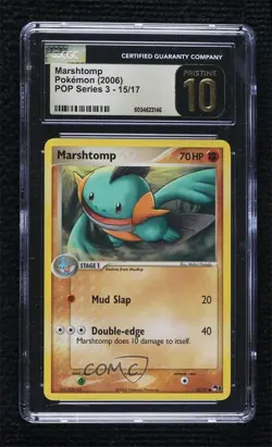Marshtomp Pokemon POP Series 3 CGC 10 Pristine 2006 - Image 1