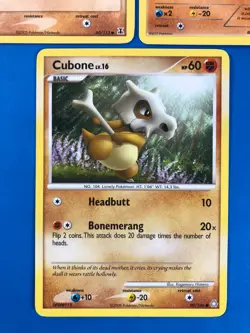 Cubone Vtg Pokemon LOT- Delta Species 60/113, Legends Awakened, Dragons Exalted - Image 4